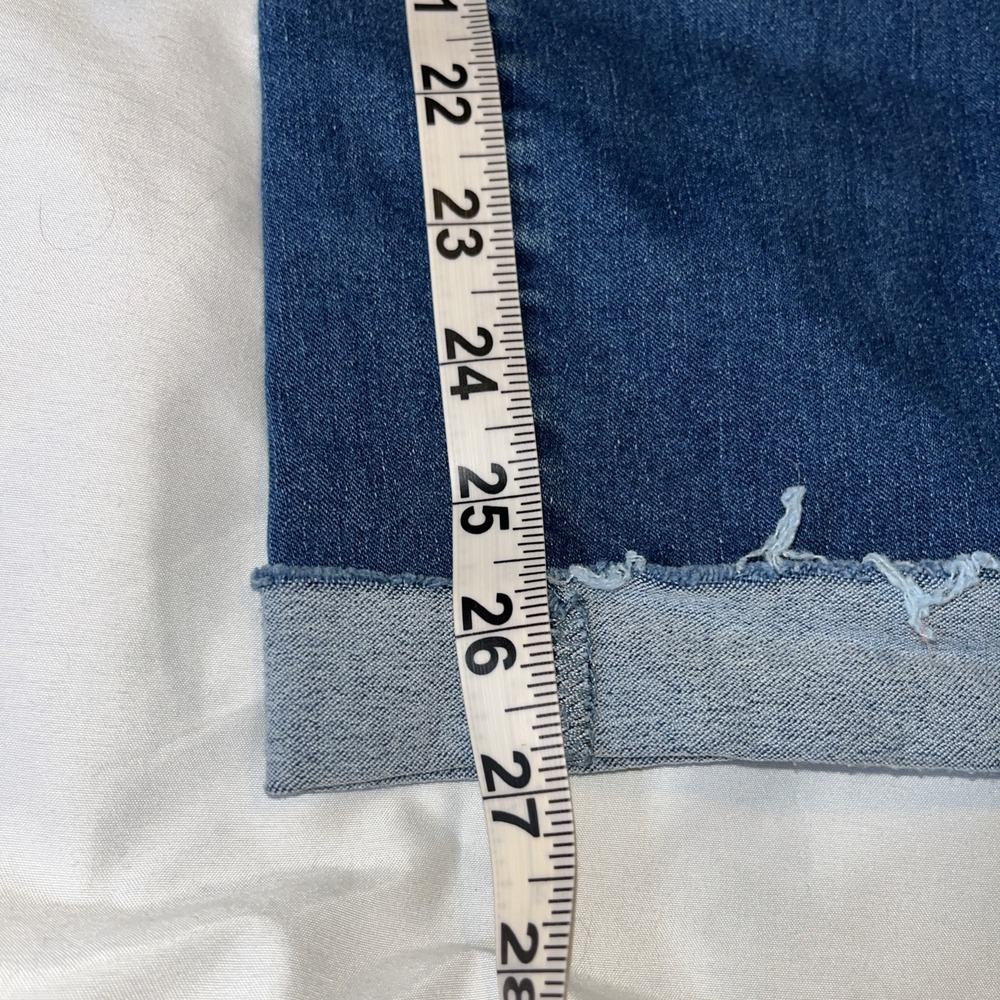 Mavi Jeans Emma Slim Boyfriend Jeans Womens 28x32 Blue Denim Low Rise - Picture 2 of 8